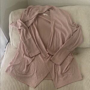 Maurices Mauve Hooded Cardigan